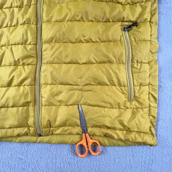 Patagonia Men's Down Sweater Jacket Yellow Fleece Lined Puffer Coat Size S Ski - Picture 8 of 16